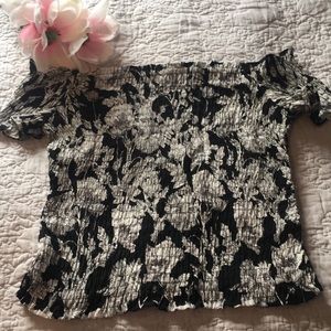 Off the Shoulder Floral blouse